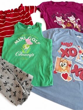 Girls Size 8 Clothing Lot Old Navy Bluey